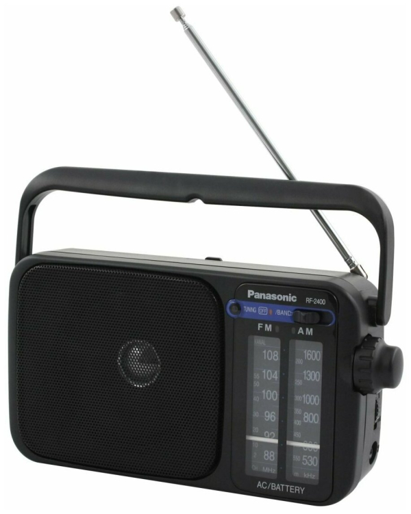 Купить Радиоприемник Panasonic RF-2400EG-K черный